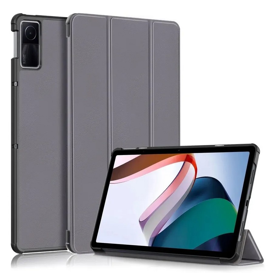 Аксессуары для сотовых оптом: Чехол-книга Fashion Case для планшета Xiaomi Redmi Pad 10.6 серый