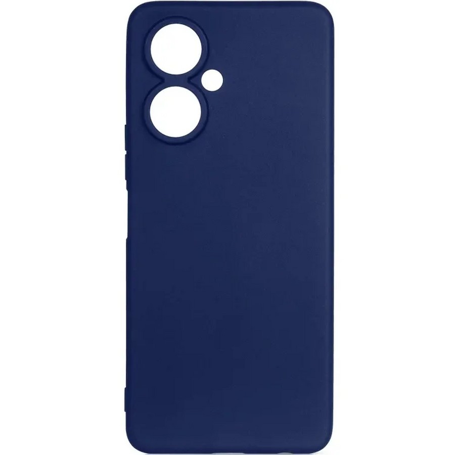Аксессуары для сотовых оптом: Силиконовая накладка без логотипа Silky soft-touch для Tecno Camon 19 Pro синий