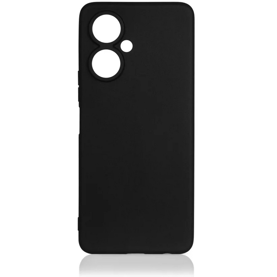 Аксессуары для сотовых оптом: Силиконовая накладка без логотипа Silky soft-touch для Tecno Camon 19 Pro черный