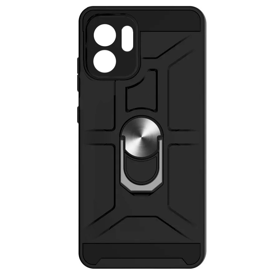 Аксессуары для сотовых оптом: Противоударная накладка Armor Case с кольцом для Xiaomi Redmi A1 черный