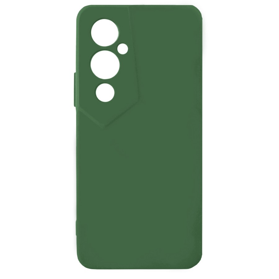 Аксессуары для сотовых оптом: Силиконовая накладка без логотипа Silky soft-touch для Tecno Pova 4 Pro зеленый