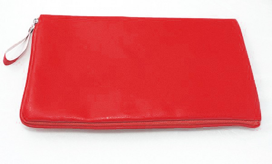 Аксессуары для сотовых оптом: Универсальный чехол (кожзам) на молнии для планшета (7 дюймов) красный
