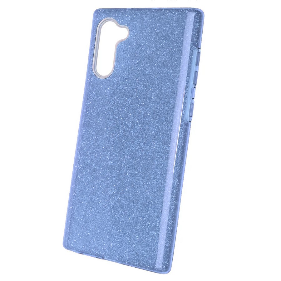 Аксессуары для сотовых оптом: Силиконовая противоударная накладка Diamond для Samsung A14 голубой