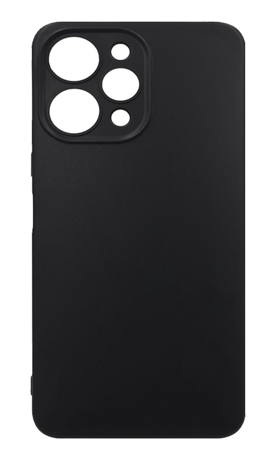 Аксессуары для сотовых оптом: Силиконовая накладка тонкая для Xiaomi Redmi 12 4G черный