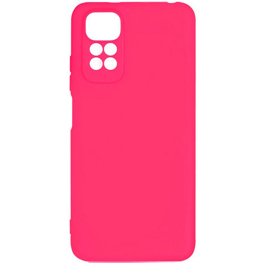 Аксессуары для сотовых оптом: Силиконовая накладка без логотипа Silky soft-touch для Xiaomi Redmi Note 12 Pro 4G ярко-розовый