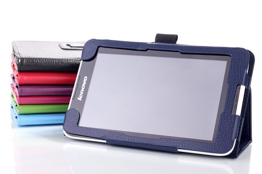 Аксессуары для сотовых оптом: Чехол-книга вставной для планшета Lenovo Miix2 синий