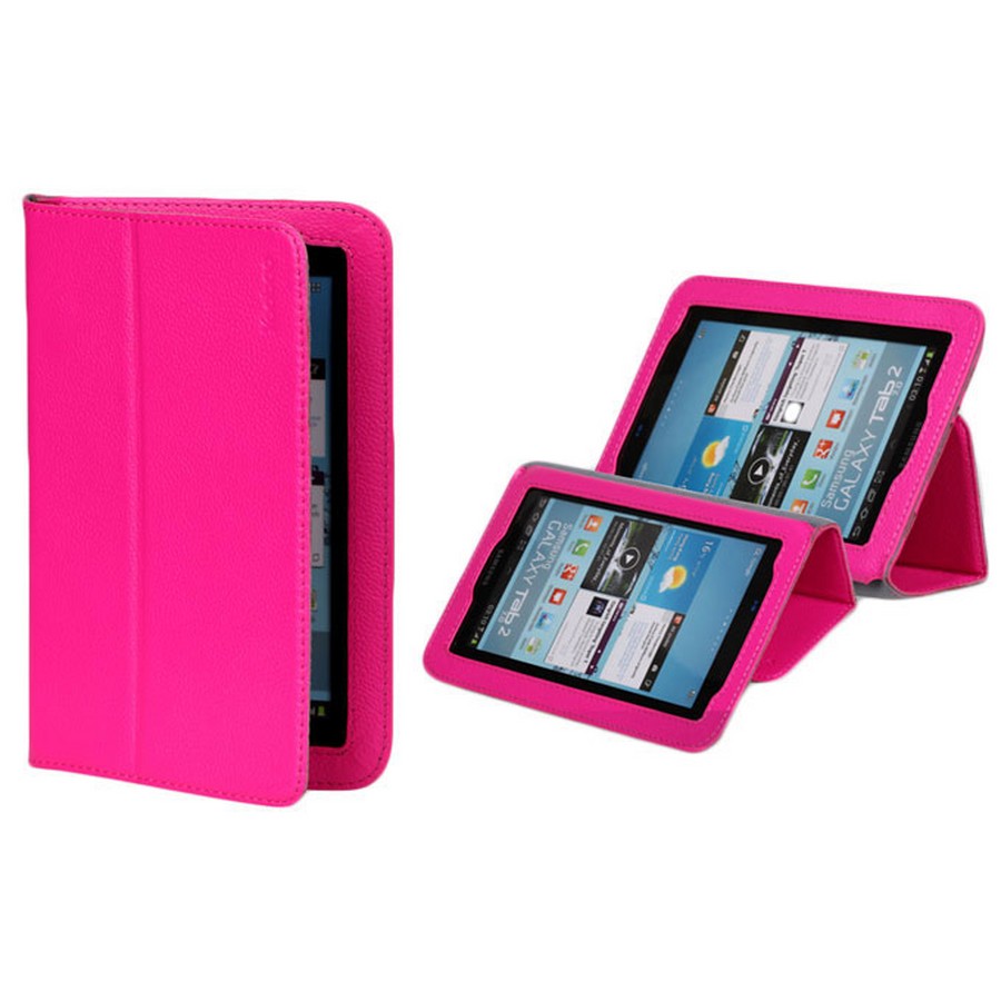 Аксессуары для сотовых оптом: Чехол-книга вставной для планшета Lenovo A3500 7 дюймов розовый