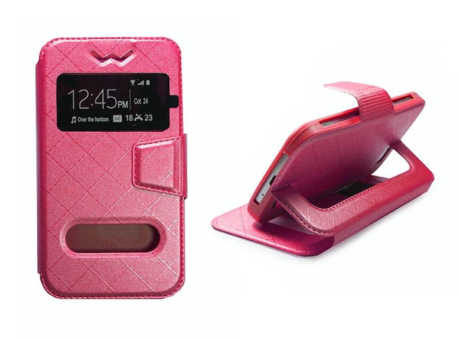 Аксессуары для сотовых оптом: Универсальный чехол для телефона 3.8-4.3 розовый