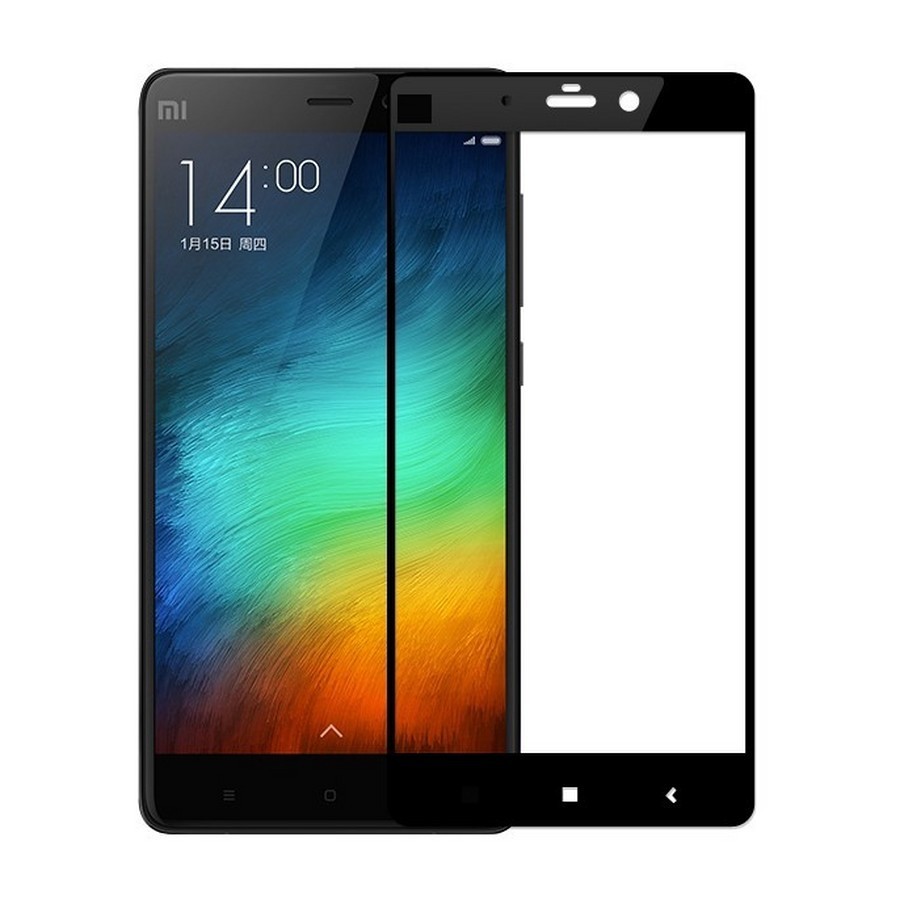 Аксессуары для сотовых оптом: Защитное стекло 3D/5D/6D/9D/10D полноэкранное Full Glue (тех.пак) для Xiaomi Redmi Note 4 черный