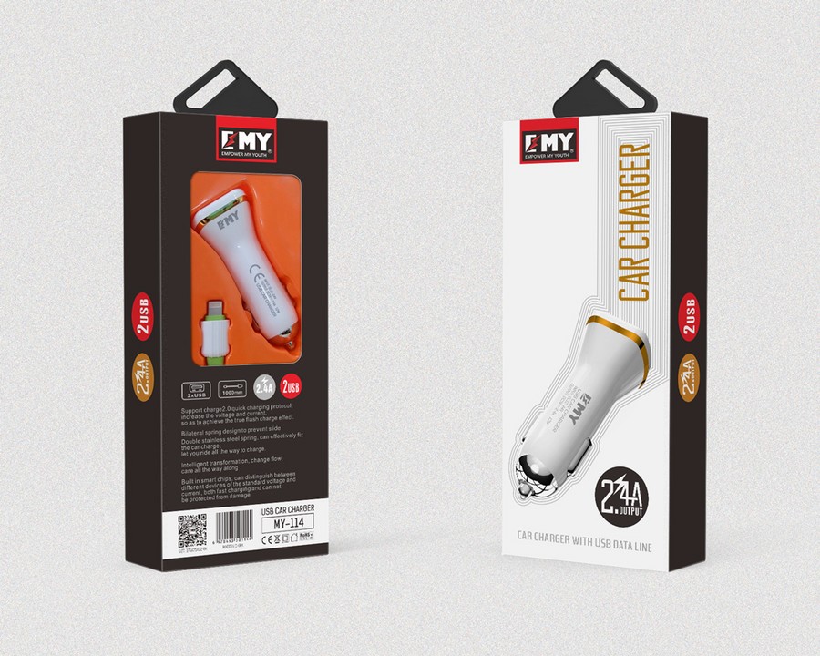    : +USB EMY MY-114  2 USB 2.4A 