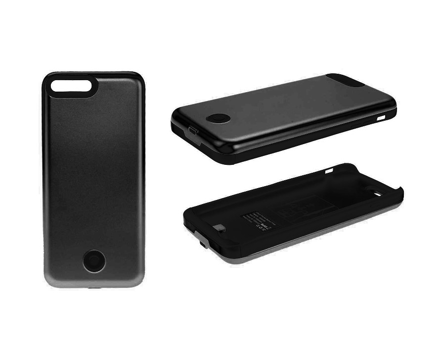 Аксессуары для сотовых оптом: Чехол-дополнительный аккумулятор Backup power для Apple iPhone 7+ / iPhone 8+ черный (9000mAh)