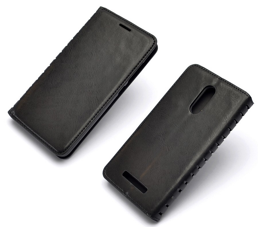 Аксессуары для сотовых оптом: Чехол-книга боковая для Xiaomi Redmi Note 4x черный