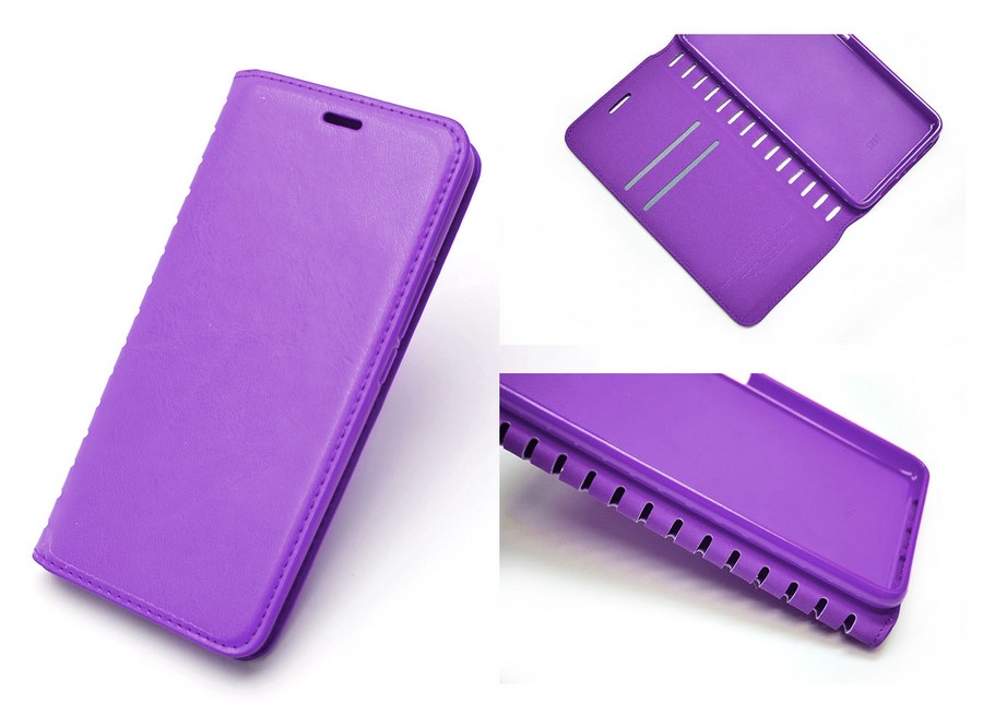 Аксессуары для сотовых оптом: Чехол-книга боковая для Lenovo Vibe X3 фиолетовый