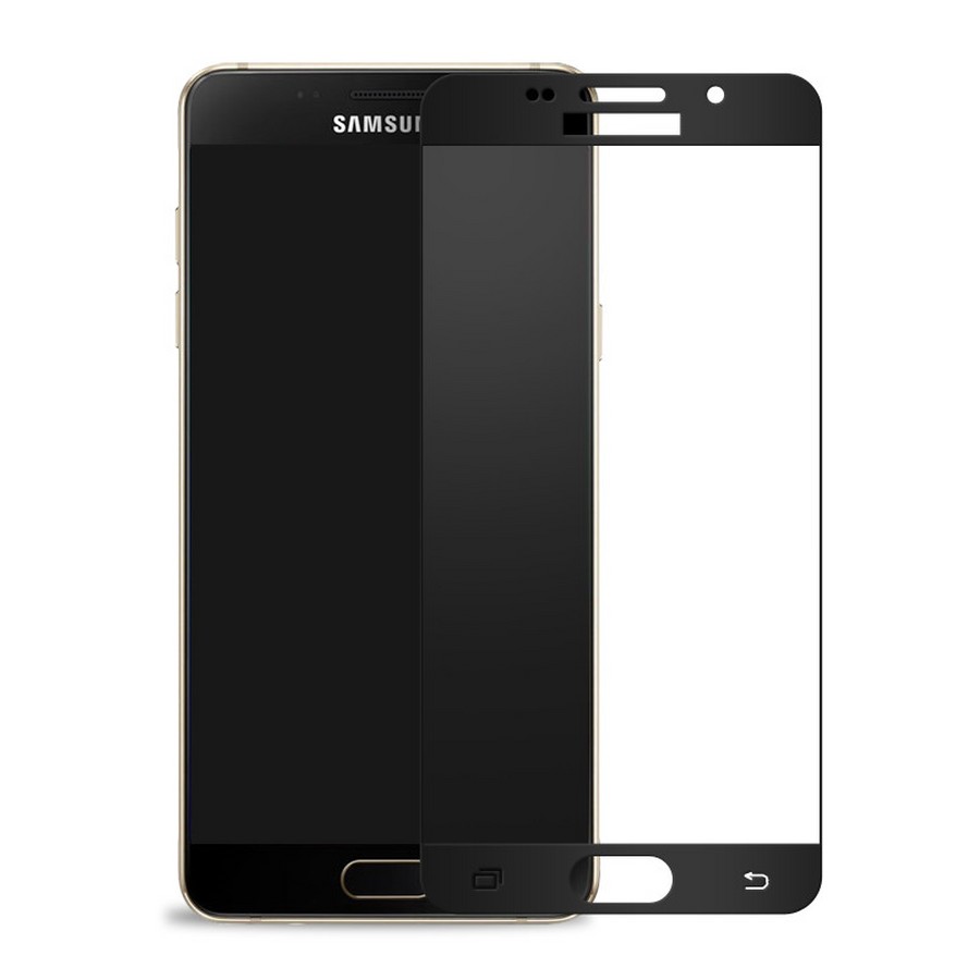 Аксессуары для сотовых оптом: Защитное стекло 3D/5D/6D/9D/10D полноэкранное Full Glue (тех.пак) для Samsung A510 черный