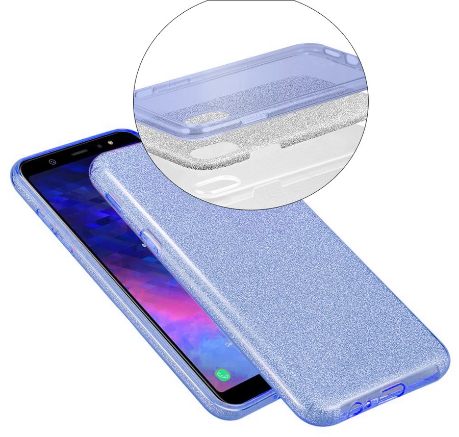 Аксессуары для сотовых оптом: Силиконовая противоударная накладка Diamond для Samsung M31 голубой
