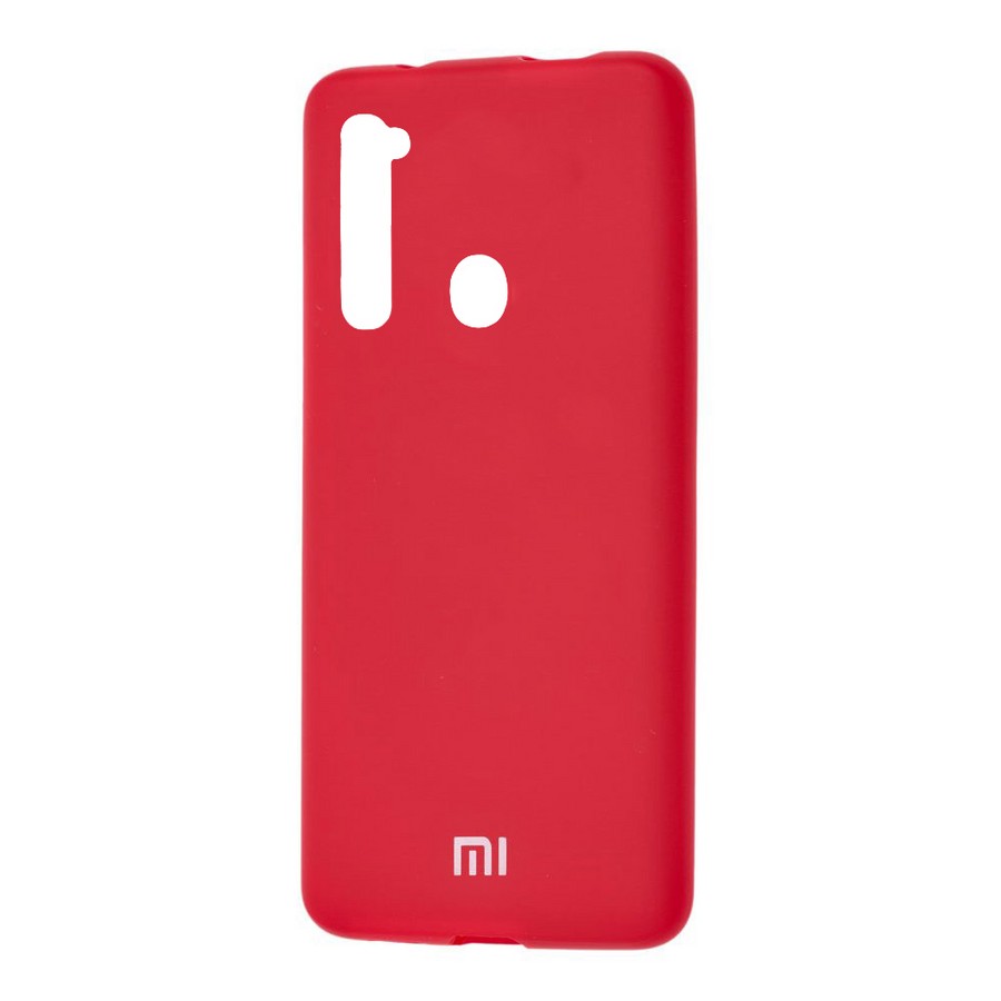 Аксессуары для сотовых оптом: Силиконовая накладка Logo LUX для Xiaomi Redmi Note 8 красный