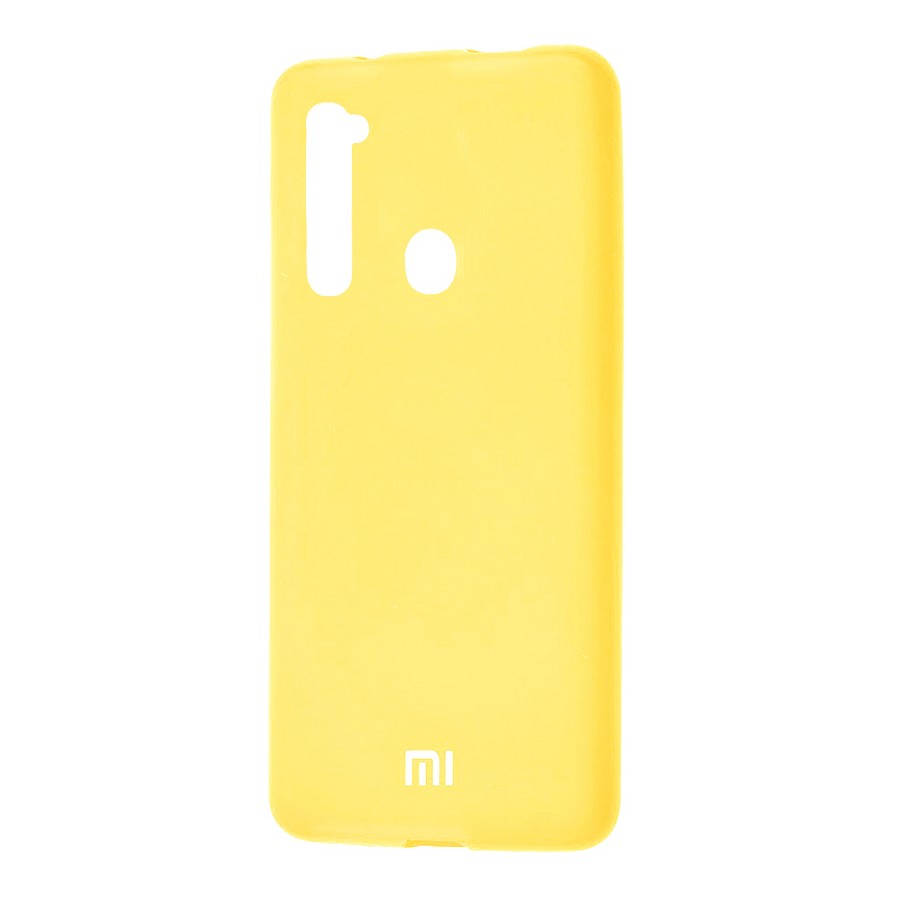 Аксессуары для сотовых оптом: Силиконовая накладка Logo LUX для Xiaomi Redmi Note 8 желтый