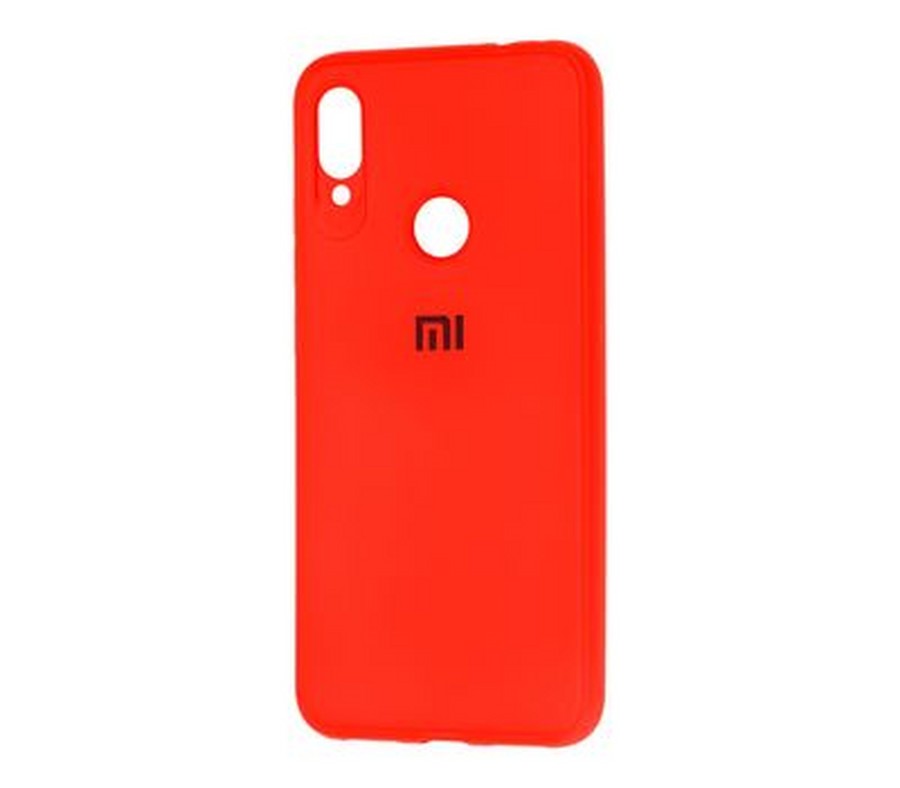 Аксессуары для сотовых оптом: Силиконовая накладка Logo LUX для Xiaomi Redmi Note 7 красный