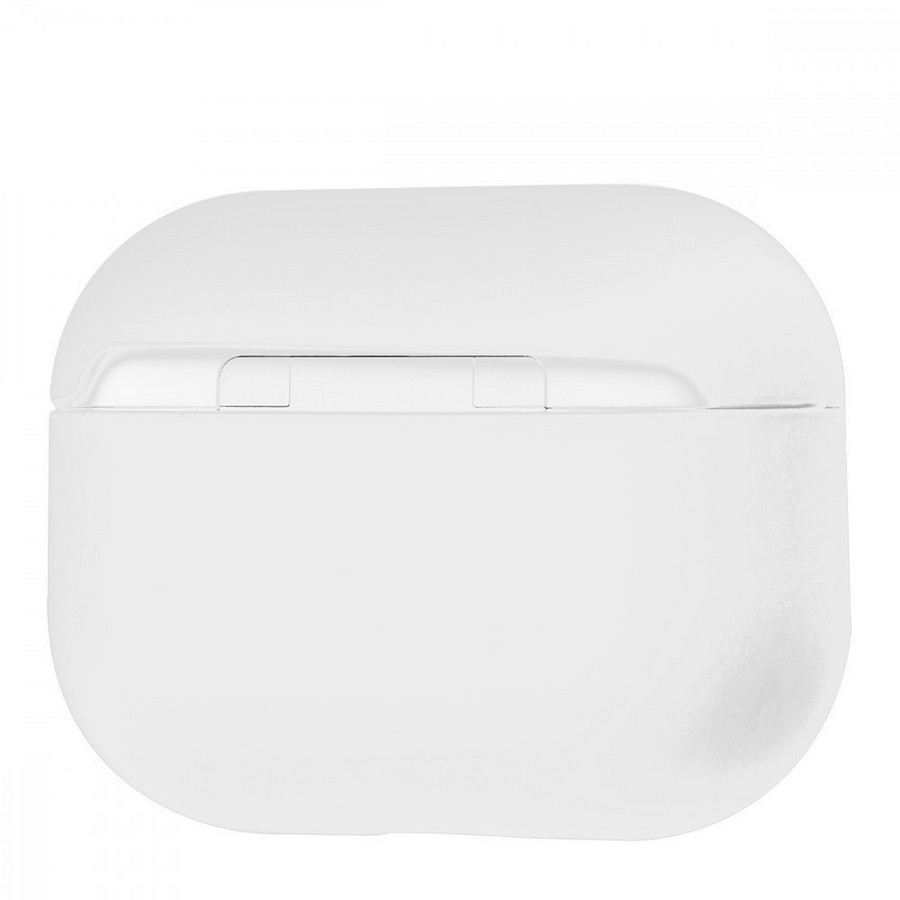 Аксессуары для сотовых оптом: Силиконовый чехол тонкий для Apple AirPods Pro белый
