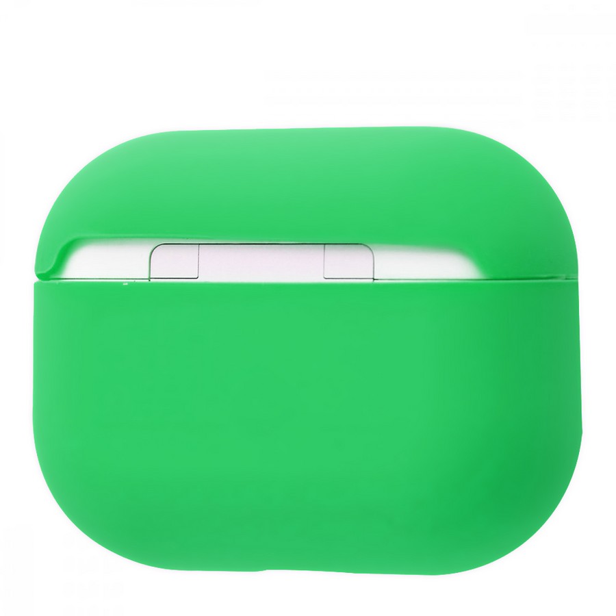 Аксессуары для сотовых оптом: Силиконовый чехол тонкий для Apple AirPods Pro зеленая трава