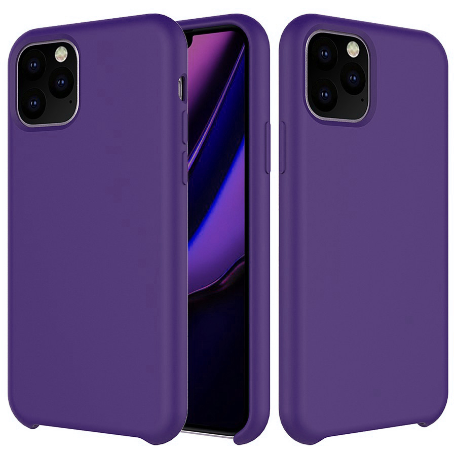 Аксессуары для сотовых оптом: Силиконовая накладка без логотипа (Silicone Case) для Apple iPhone 11 Pro MAX фиолетовый