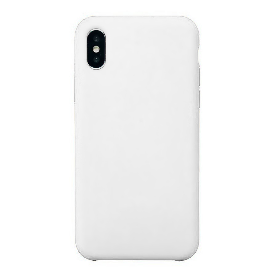 Аксессуары для сотовых оптом: Силиконовая накладка без логотипа (Silicone Case) для Apple iPhone XS Max белый